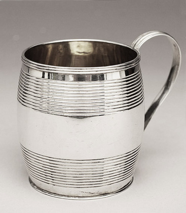 Georgian Silver Christening Mug